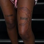 Icarian Floral Tattoo