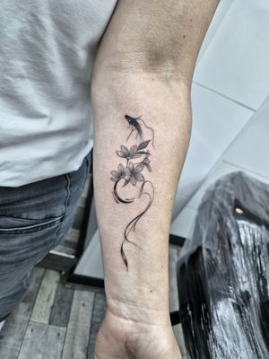 Blackwork tattoo style