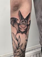 Cute Bat Tattoo