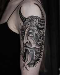 Demonic Creature Tattoo