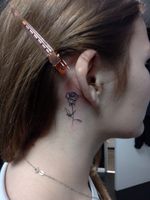 Minimalist Rose Tattoo