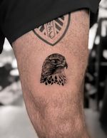 Falcon Head Tattoo
