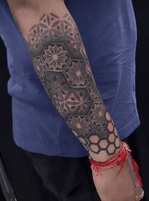 Dotwork tattoo style