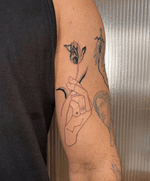 Hand with Tulip