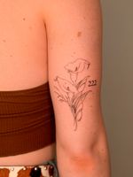 Calla Lily and 222 Tattoo