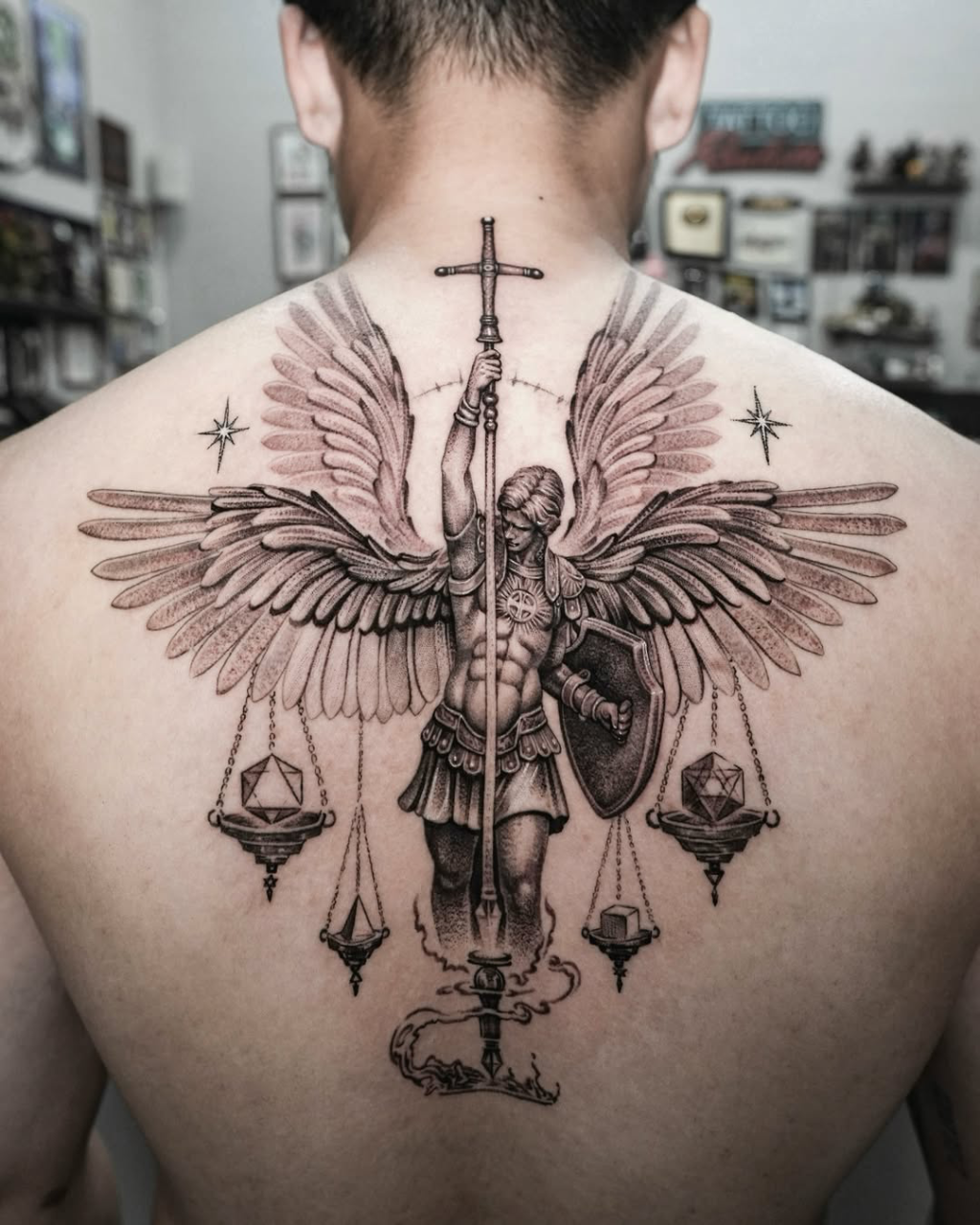 Archangel Michael • Tattoodo, image size:1024x1280