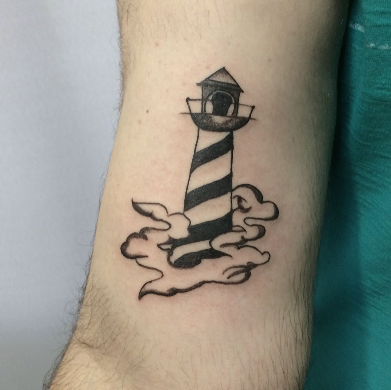Cape lookout lighthouse tattoo  Lighthouse tattoo Tattoos Calf tattoo