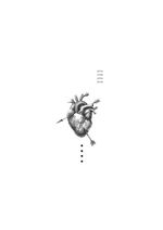 Anatomical Heart with Arrows