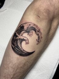Thanks @josephcameronwhitesmith always a pleasure 🤍 taking bookings for April DM to book in! Tattooed @thestoryofus.mcr . . . . . #manchestertattoo #wavetattoo #candletattoo #matchtattoo