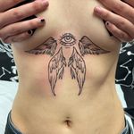 Did this super cool seraphim a while ago! Always awesome when a client sits like a rock through a tough piece. Under boob tats are fun; let’s do more! ✨ • • • #tattoo #blackwork #blackworktattoo #tattoos #tattooartist #tattooideas #tattooflash #flashart #flashtattoo #seraphim #seraphimtattoo