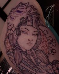Good start on @kiarabye ✨ (It was impossible to get the stencil off 🥸) I would love to do more japanese-inspired designs, hit me up 👉 znidonistattoo@gmail.com • #geishatattoo #geisha #neonouveau #neoclassic #neotraditionaltattoo #neojapanese #neotradgeisha #thenewtraditionalists #thenewtraditionalistseurope #neotradsp #neotradeu #irezumicollective #neotradworldwide #fishtattoos #neotradtattz #neotraditionalist #austriantattooists #neotraditionalgeisha #neotraditionaltattooers #ntgallery #klagenfurt #klagenfurtamwörthersee #znidonis #ipadprotattooteam