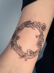 Ouroboros Floral Circle