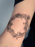 Ouroboros Floral Circle