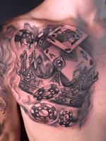 First session on a gambling chest piece.