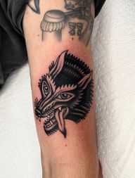 Traditional Wolf Head