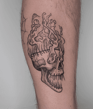 Smoking Skull