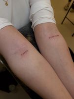 PANDA Small Lettering Tattoo