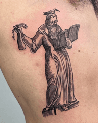 Man with Bird Tattoo