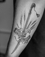 Sword and Wheat Tattoo