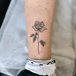 Floral tattoo style