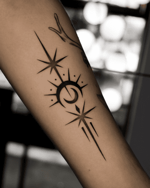 Blackwork tattoo style