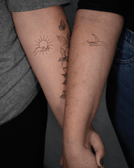 Sun and Moon in Hands