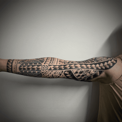 Polynesian inspired sleeve #trible 