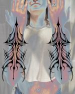 Symmetrical Neotribal Forearm Designs