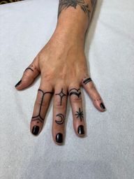 Minimalist Finger Tattoos