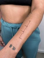 Heartbeat Line Tattoo