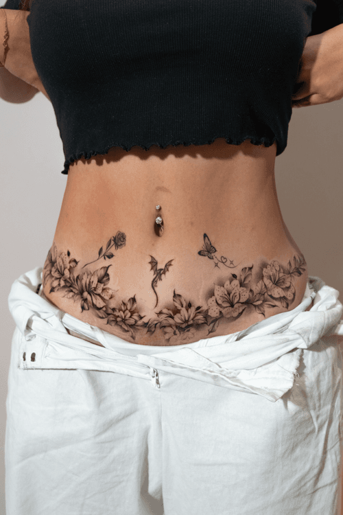 Abdominal Floral Fantasy