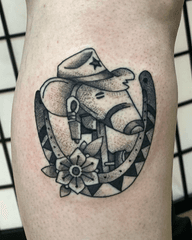 Cowboy Themed Tattoo