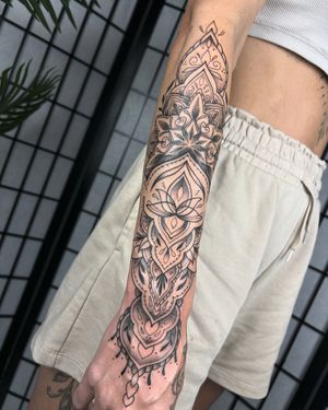 Blackwork tattoo style