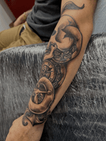 I did this pretty cool piece recently and forgot to share! Super proud of how this one came out ! • Ive got time to tattoo and time to book! ✨ DM me ✨ • #tattoos #tattooartist #blackandgreytattoo