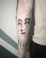 Minimalist Face Tattoo