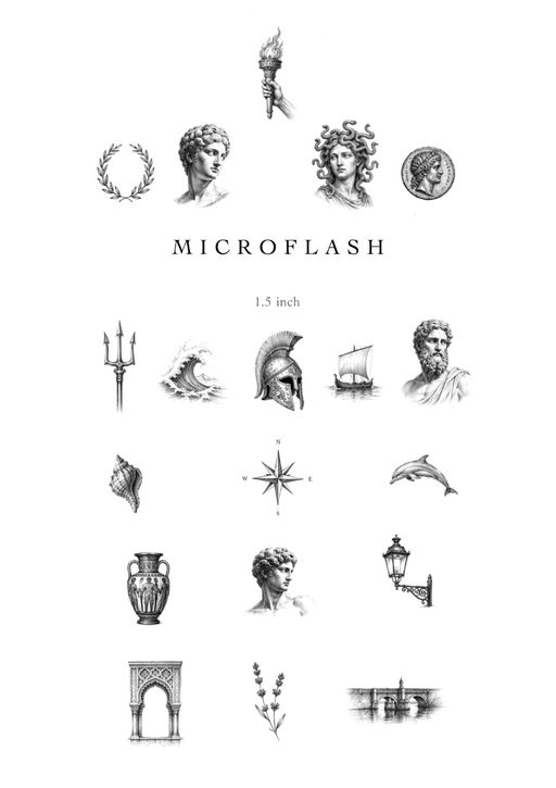 Microflash Tattoo Design Sheet