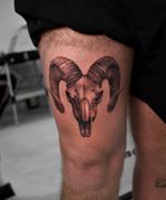 Ram Skull Tattoo