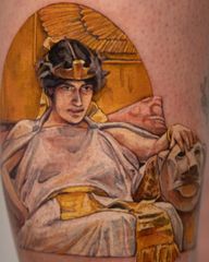 fine art painting color tattoo