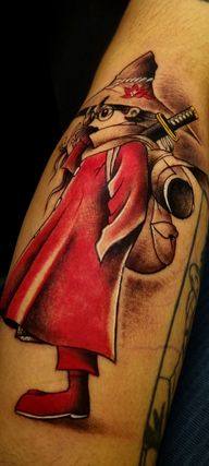 Anime Character Tattoo