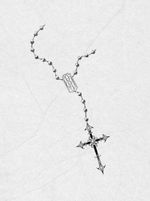 ‘ it’s not a fashion statement, it’s a death wish ‘ razor rosary 
