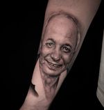 Tribute to his dad. Thank you for your trust Domenic!! - #tributetattoo #dad #portrait #portraittattoo #portraittattooartist #realismtattoo #tattoo #tattoos #ink #inked #fusionink #fkirons #spektraflux #kwadron #fkironsflux #darklab #stencilanchored #soflo #fortlauderdale #miami #hollywood #wiltonmanors #florida #tattoomagazink #ultimatetattoosupply #dynamicink #ecotat #eztattooing #canada #montreal