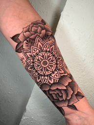 Mandala with Flowers