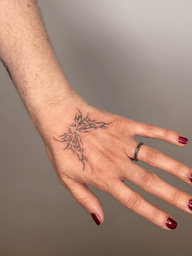 Abstract Butterfly Tattoo