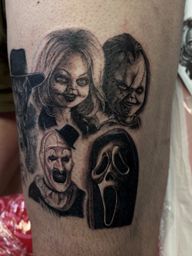 Horror Icons Collage