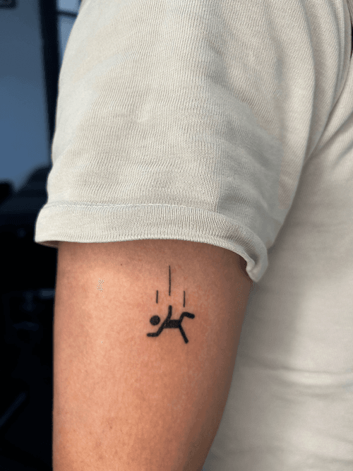 Falling Stick Figure