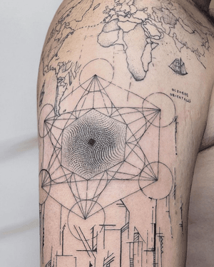 Geometric tattoo style