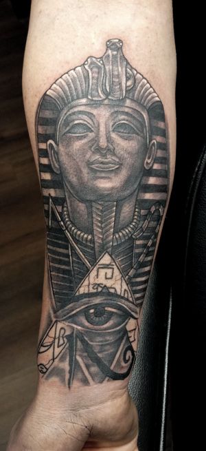 Egyptian tattoo #egyptiantattoo By Bo Adams @boadamsart