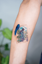Postage Stamp Tattoo