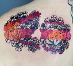 Abstract Floral Tattoo
