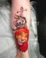 #thelionking #tattoo #simba #pumbaa #timon #art ##tattooart #portraittattoo #animaltattoo #tetovani #animalportrait #uktattoo #realisticink #sleeve #londontattoostudio #hertfordshiretattoo #hertfordshiretattooartist #waltdisney